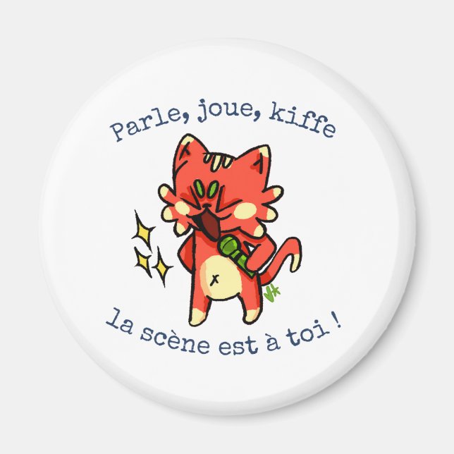 The Badge of Freedom of Expression Magnet (Front)