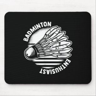 The Badminton Enthusiast Shuttle Badminton Racket Mouse Mat