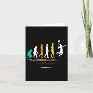 The Badminton Evolutions Retro Shuttle Mens Badmin Card