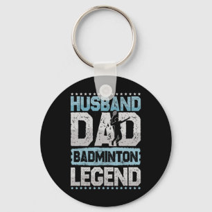 The Badminton Legends Retro Shuttle Men's Badminto Key Ring