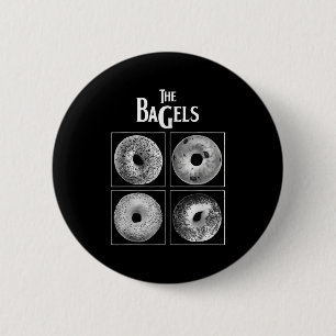 The Bagels Funny Bagel Bread Foodie Lover Bakery F 6 Cm Round Badge