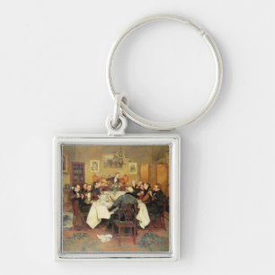 The Bagman's Toast 'Sweethearts and Wives'(oil on Key Ring