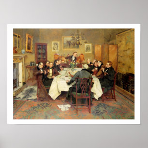 The Bagman's Toast 'Sweethearts and Wives'(oil on Poster