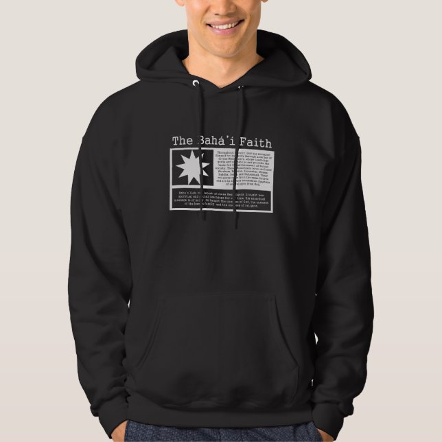 The Baha'i Faith Hoodie (Front)