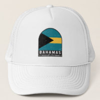 The Bahamas Flag Emblem Distressed Vintage