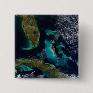 The Bahamas, Florida, and Cuba 15 Cm Square Badge