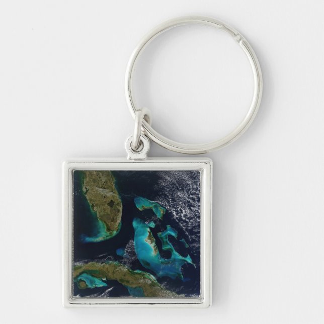 The Bahamas, Florida, and Cuba Key Ring (Front)