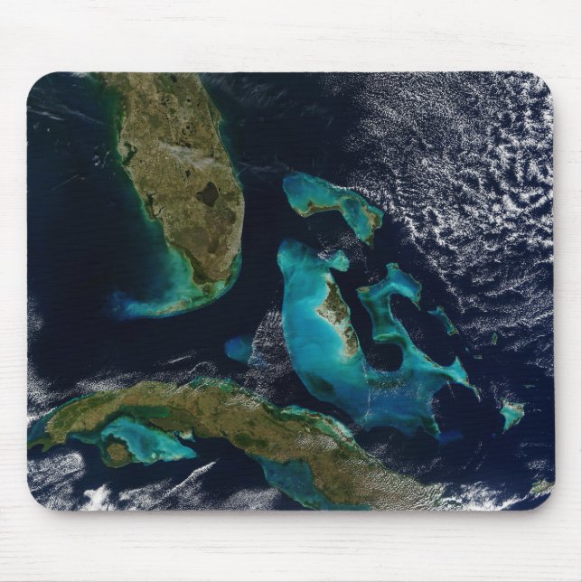 The Bahamas, Florida, and Cuba Mouse Mat (Front)