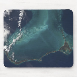 The Bahamas' lengthy narrow Eleuthra Island Mouse Mat