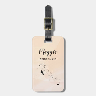 The Bahamas Map Luggage Tag, Wedding Party Luggage Tag
