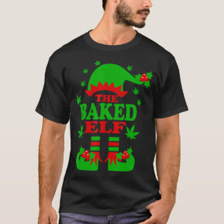 The Baked Elf Funny Christmas Elf Family Matching  T-Shirt