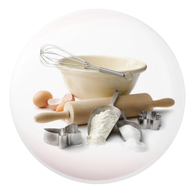 The Baker Ceramic Knob (Front)