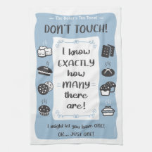 The Baker's Tea Towel Gift (Blue)