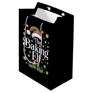 The Baking Elf Group Matching Family Christmas  Medium Gift Bag