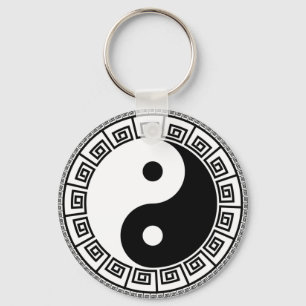 The Balance: Ba Gua, eight trigrams  yin yang TCM  Key Ring