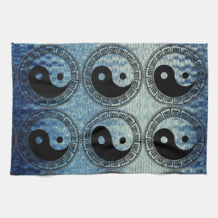 The Balance: Ba Gua, eight trigrams  yin yang TCM  Tea Towel