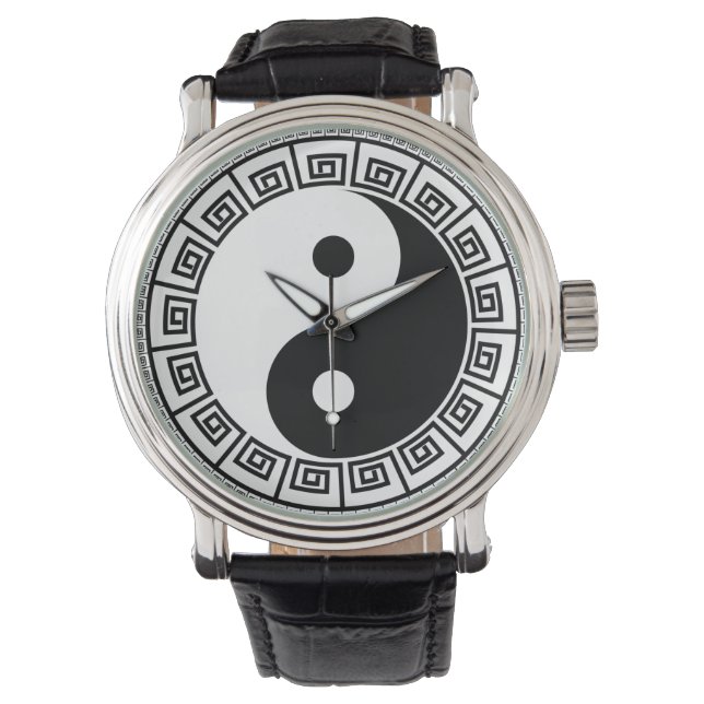 The Balance: Ba Gua, eight trigrams  yin yang TCM  Watch (Front)