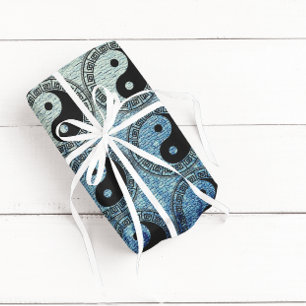 The Balance: Ba Gua, eight trigrams yin yang TCM Wrapping Paper Sheet