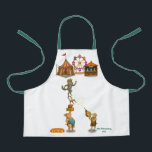 The Balancing Bunch Apron<br><div class="desc">Once upon a circus ring, Petra the pig, Tilly the sheep, and Rolf the wolf took the old fairy tale of the Three Little Pigs and turn it upside down in this balancing act! This time, it’s Tilly the sheep who huffs and puffs and blows the WOLF down! You can...</div>