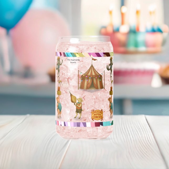 The Balancing Bunch Can Glass (Insitu (Baby Shower))