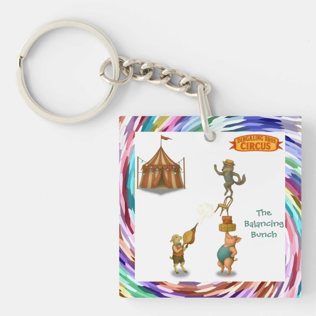 The Balancing Bunch Key Ring (Front)