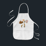 The Balancing Bunch Kids Apron<br><div class="desc">Once upon a circus ring, Petra the pig, Tilly the sheep, and Rolf the wolf took the old fairy tale of the Three Little Pigs and turn it upside down in this balancing act! This time, it’s Tilly the sheep who huffs and puffs and blows the WOLF down! You can...</div>