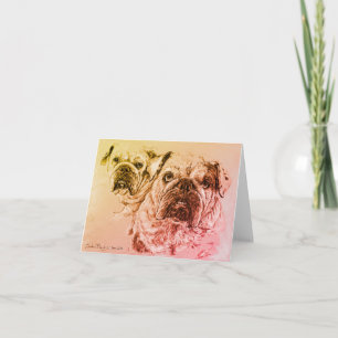 "The Bald Divas" Folded Note Card Pack