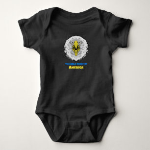 The Bald Eagle of American - US emblem Baby Bodysuit