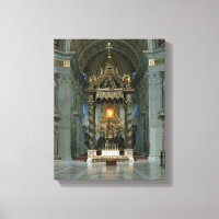 The Baldacchino, the high altar and the chair