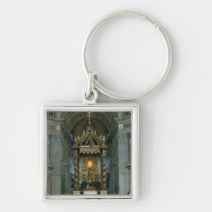 The Baldacchino, the high altar and the chair Key Ring