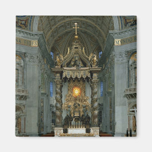 The Baldacchino, the high altar and the chair Magnet