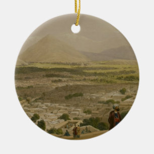 The Balla Hissar and City of Caubul, from the Uppe Ceramic Tree Decoration