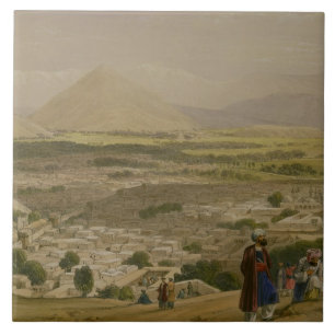 The Balla Hissar and City of Caubul, from the Uppe Tile