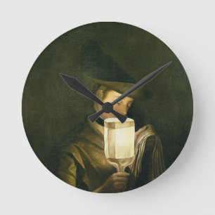 The Ballad Singer, c.1764 (oil on canvas) Round Clock