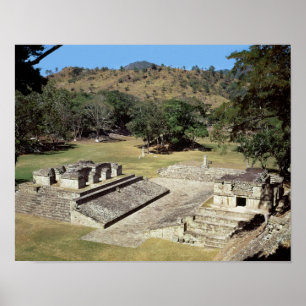 The Ballcourt in the Main Square, Classic Period Poster