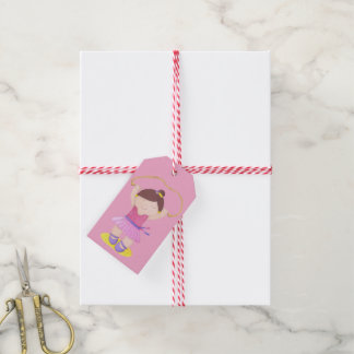 The Ballerina Jumping Rope Gift Tags