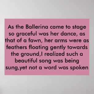 the ballerina poster