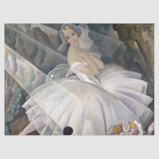The Ballerina Ulla Poulsen by Gerda Wegener Tissue Paper (Front)