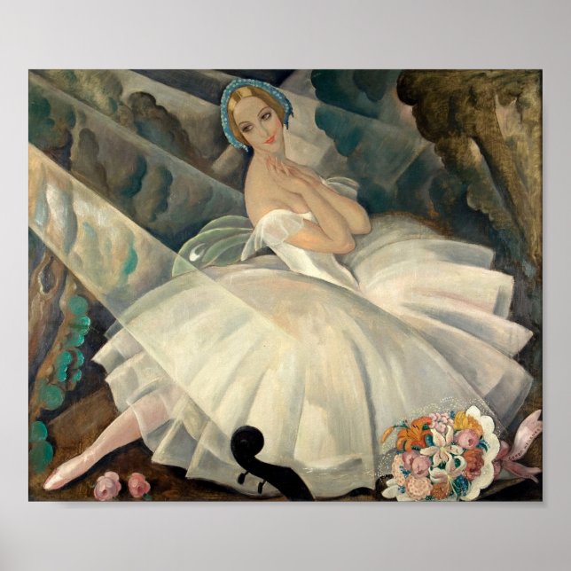 The Ballerina Ulla Poulsen - Gerda Wegener Poster (Front)