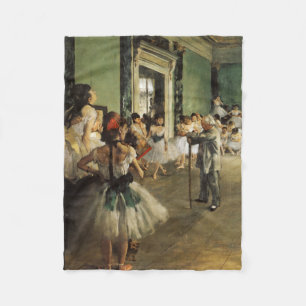 The Ballet Class, 1874 Edgar Degas Fleece Blanket