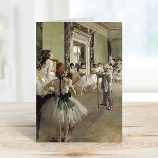 The Ballet Class | Edgar Degas Card