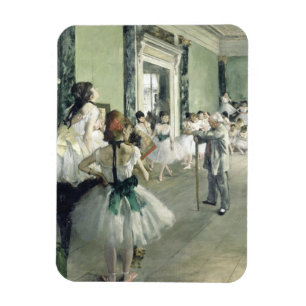 The Ballet Class Edgar Degas Magnet