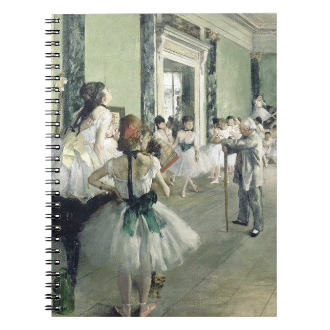 The Ballet Class Edgar Degas    Notebook (Front)