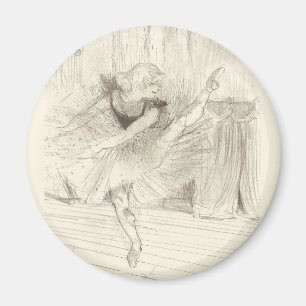 The Ballet Dancer, Toulouse-Lautrec Magnet