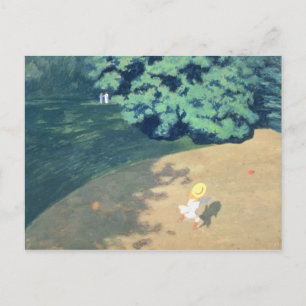 The Balloon or Corner of a Park with a Child Postcard