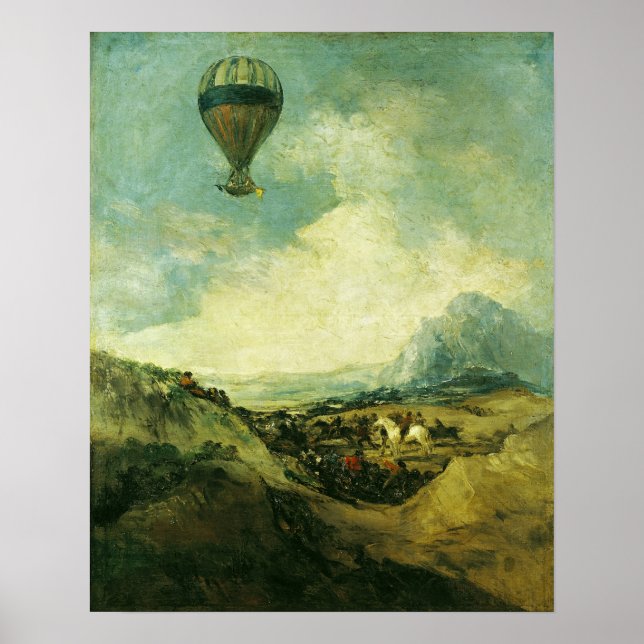 The Balloon or, The Ascent of the Montgolfier Poster (Front)