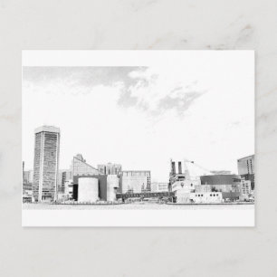 The Baltimore Inner Harbour Postcard