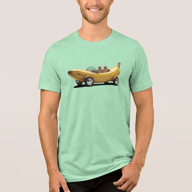 The Bananamobile Gorilla Roadster from Busytown Tri-Blend Shirt (Front)