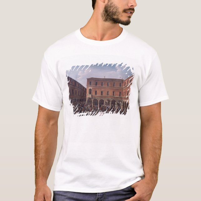 The Bancho del Giro in the Rialto, Venice T-Shirt (Front)