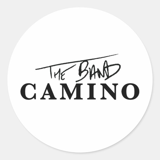 The band camino classic round sticker (Front)